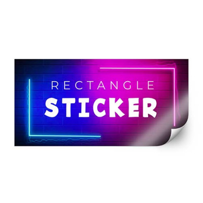 2" x 1" Rectangle Stickers